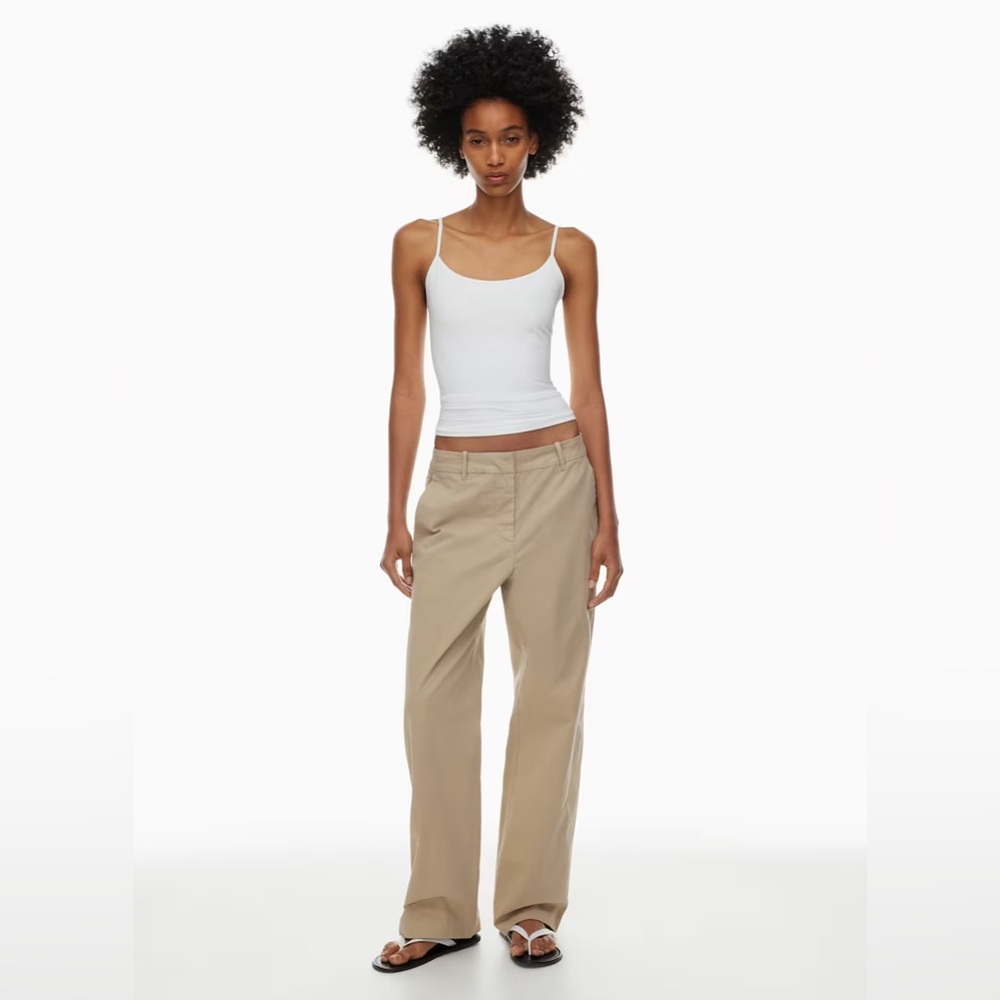 Aritzia Wilfred Attend Chino Low-rise Midweight Casual Relaxed Pant Size 2